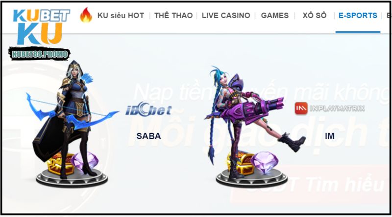 Cược ngay những tựa game thể thao điện tử hot tại Kubet88