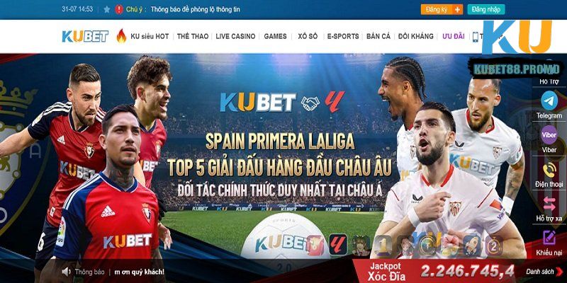 Giới thiệu nền tảng cá cược hot hit nổi bật nhất thế giới - Kubet88